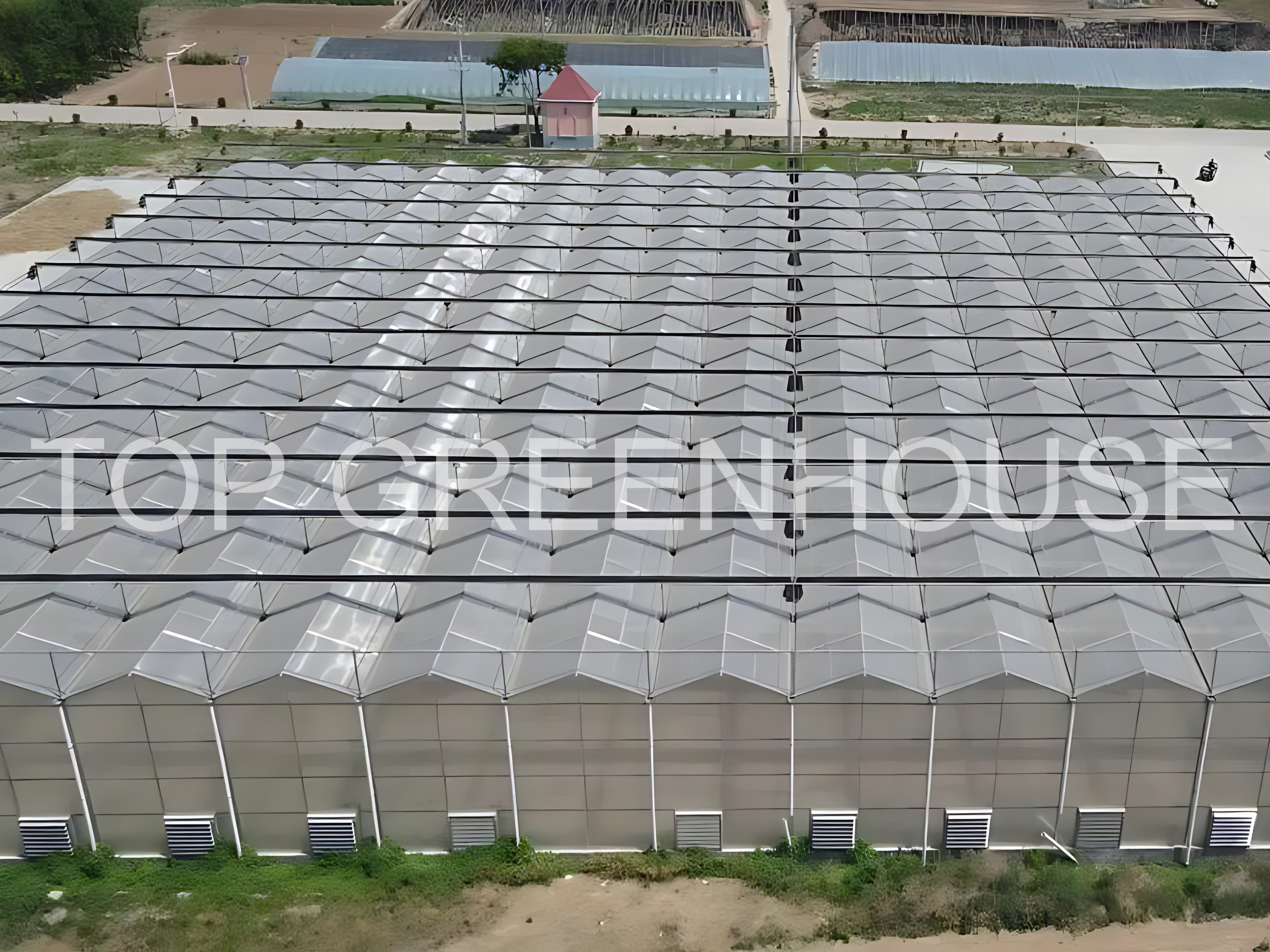 Durable Polycarbonate Greenhouse with UV Protection