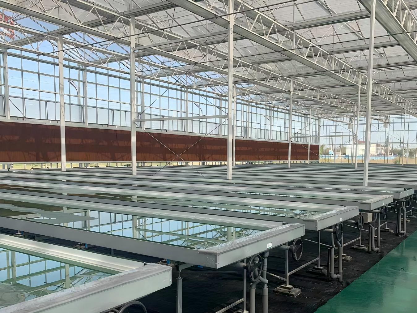 Advanced Multi-Span Glass Greenhouse for Professional Agriculture