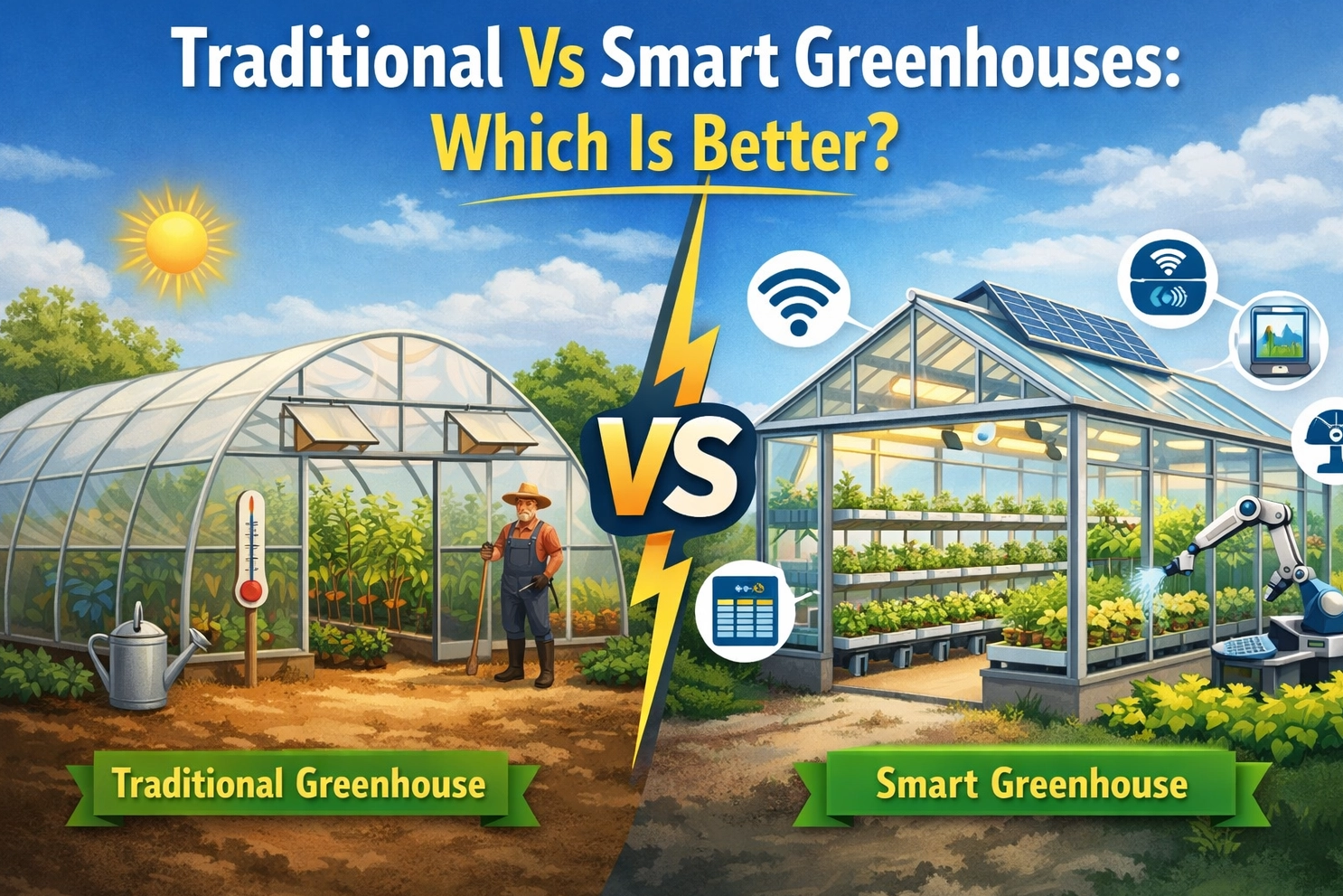 Traditional Vs Smart Greenhouses: Which Is Better?