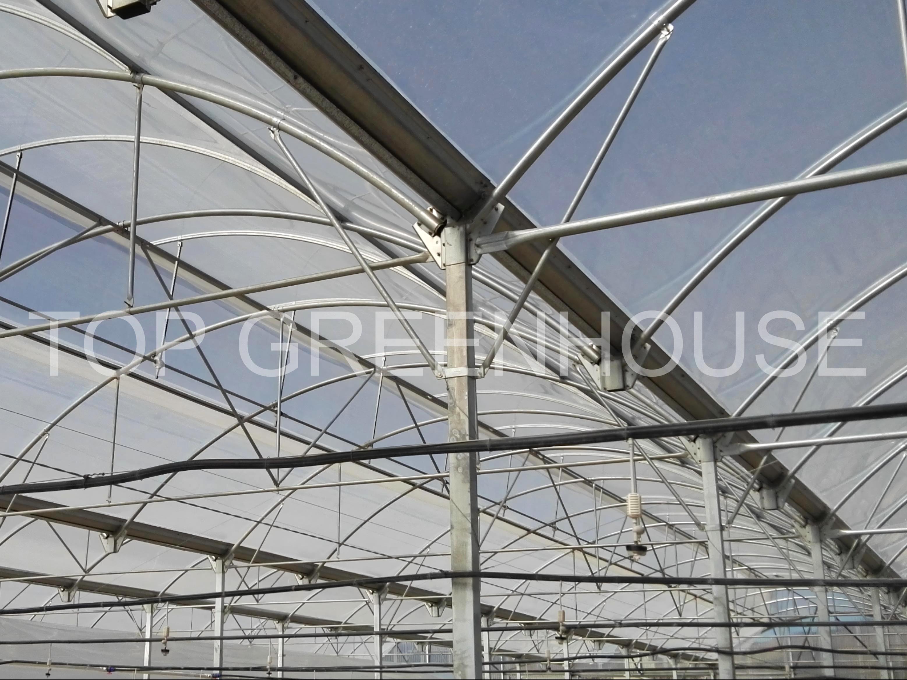 plastic film greenhouse frame