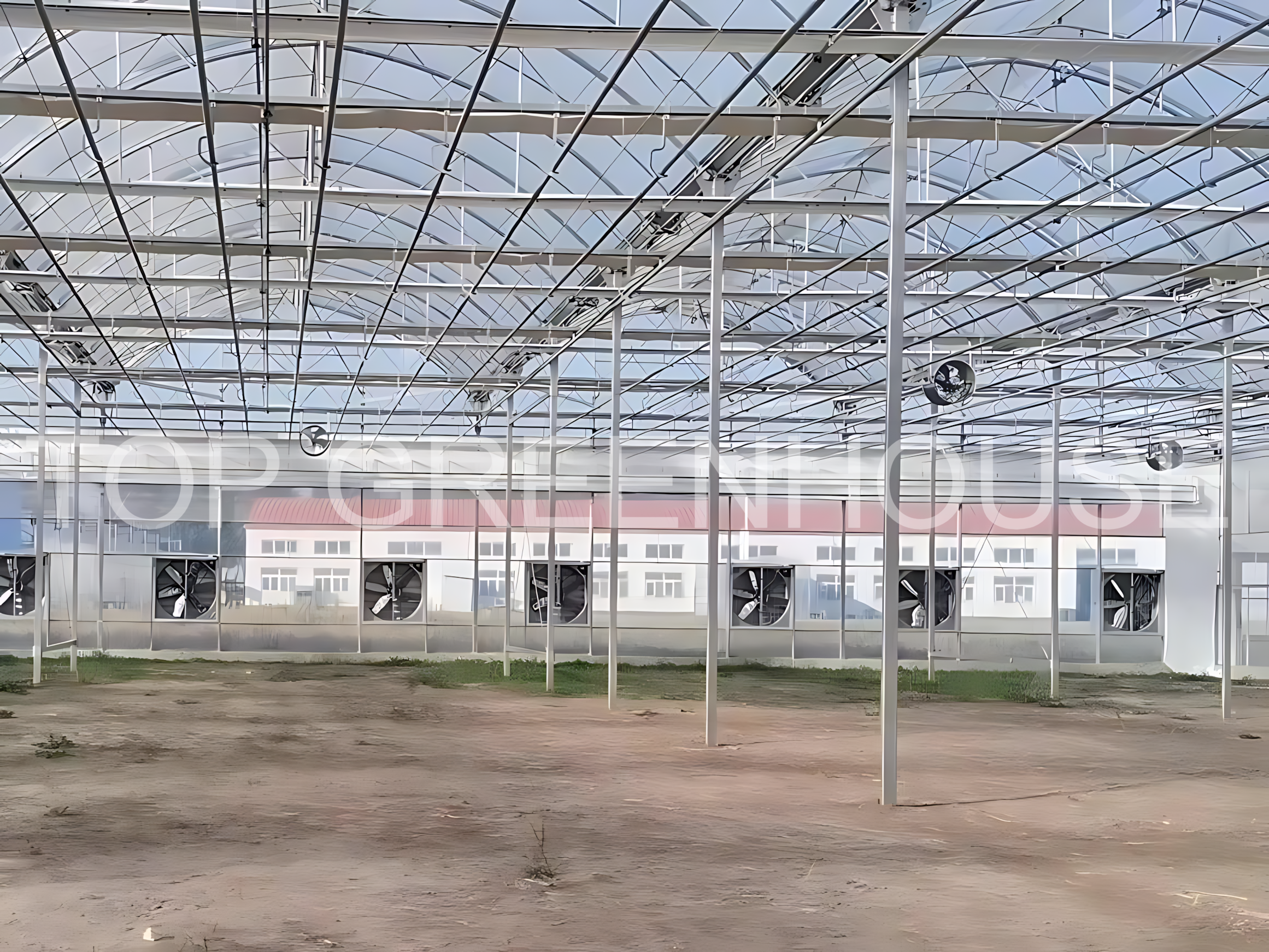 Plastic Commercial Greenhouse 