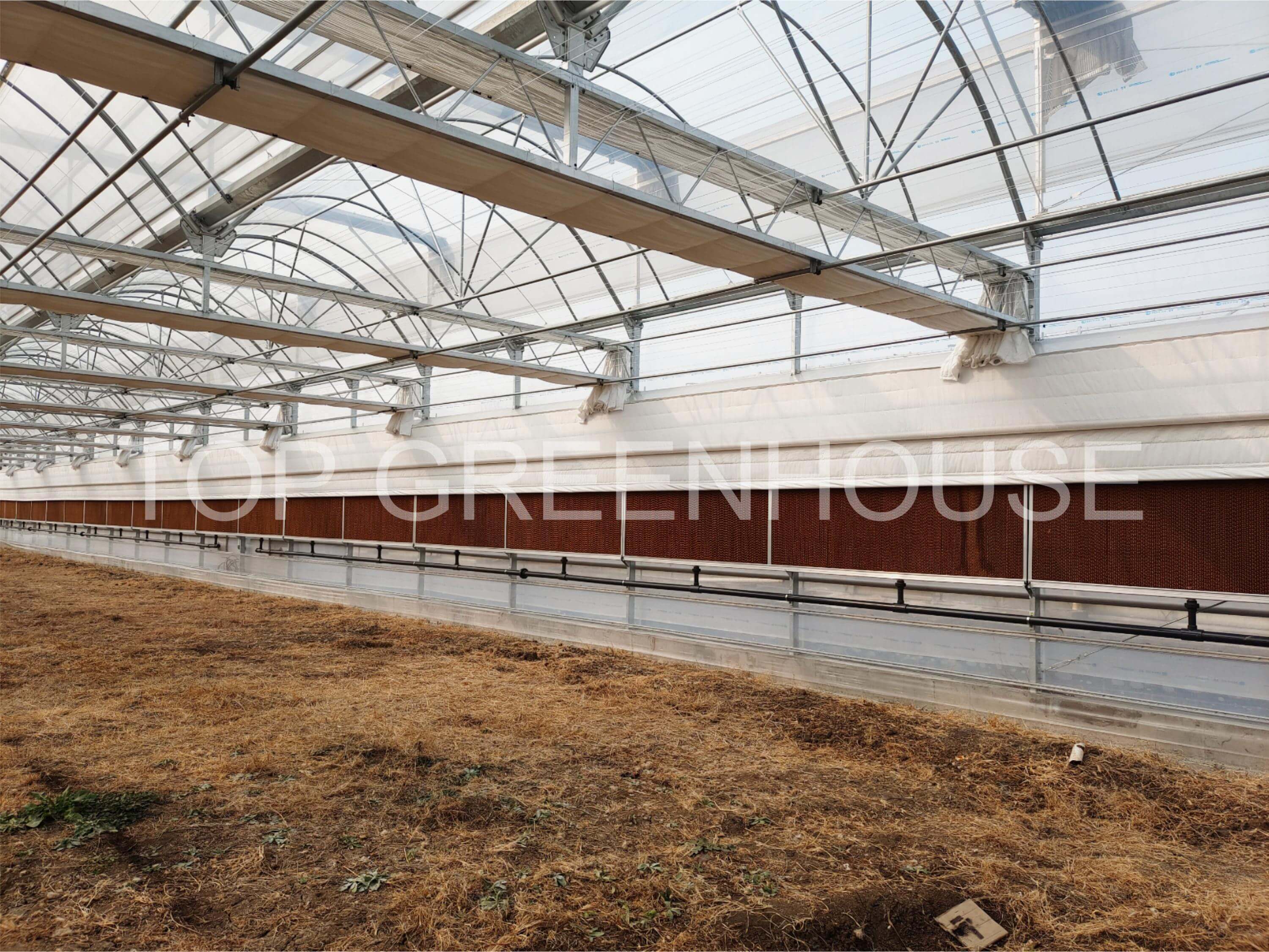 inside aluminum shading net 