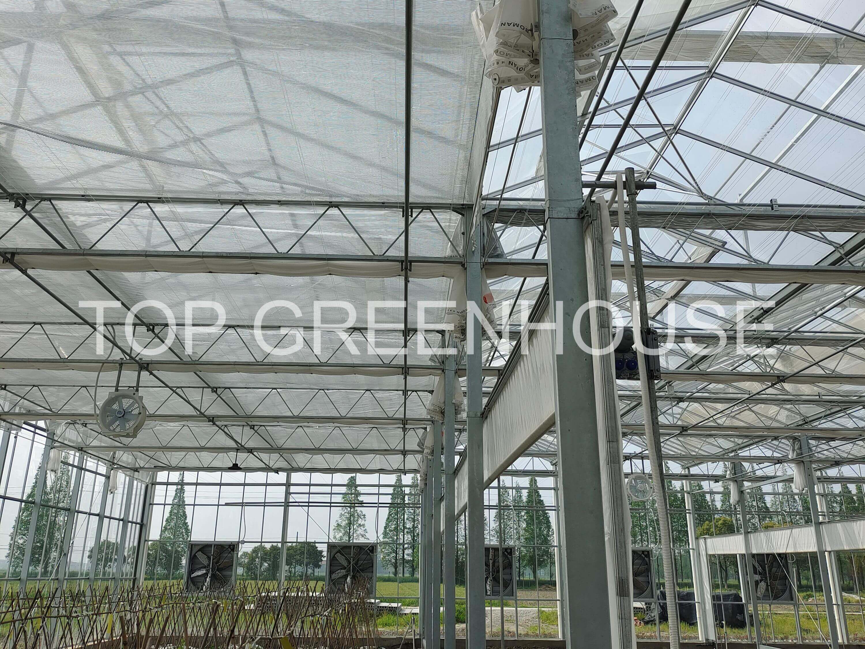 High Breathability White Shade Netting For Glass Greenhouse